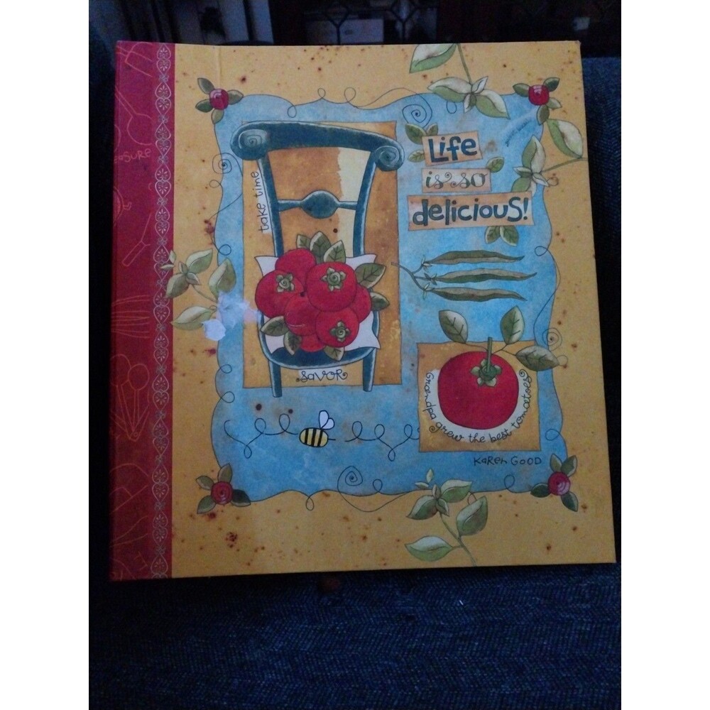 Lang Recipe Keeper Binder Kitchen Organizer Life Is So Delicious Karen Good 2011